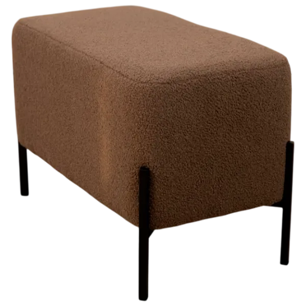 Банкетка Nex Home Teddy Коричневый / Металл photo 1