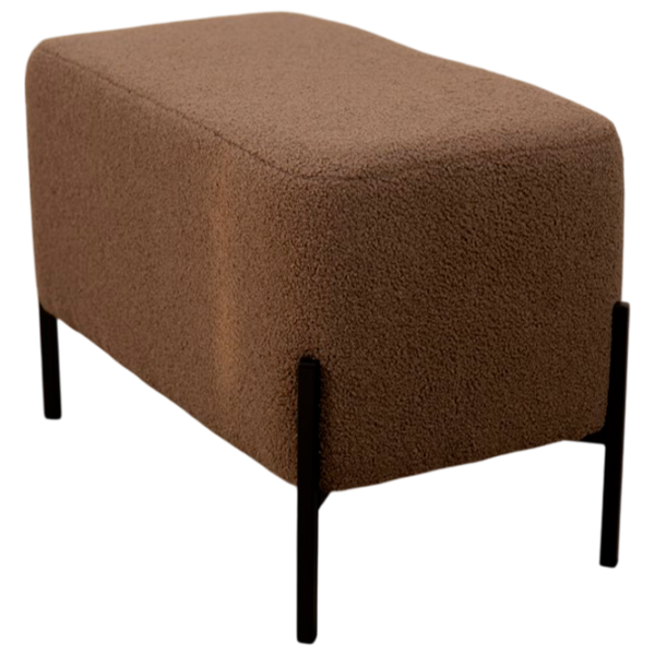 Банкетка Nex Home Teddy Коричневый / Металл photo 1