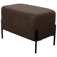 Banchetă Nex Home Teddy Gray / Metal