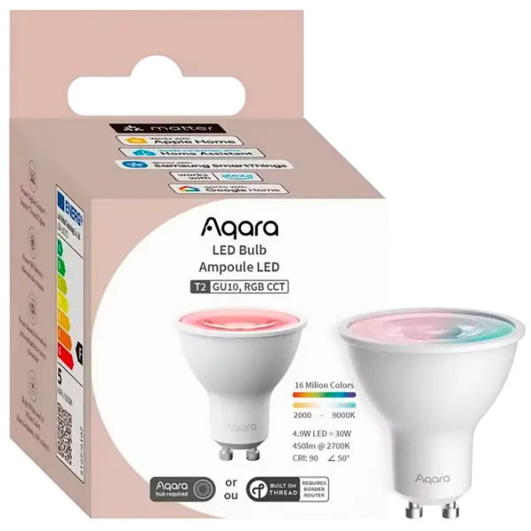 Bec inteligent LED Aqara Bulb T2  E27 / 10.5 W / 2000 K / / White photo 5
