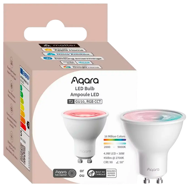 Bec inteligent LED Aqara Bulb T2  E27 / 10.5 W / 2000 K / / White photo 5