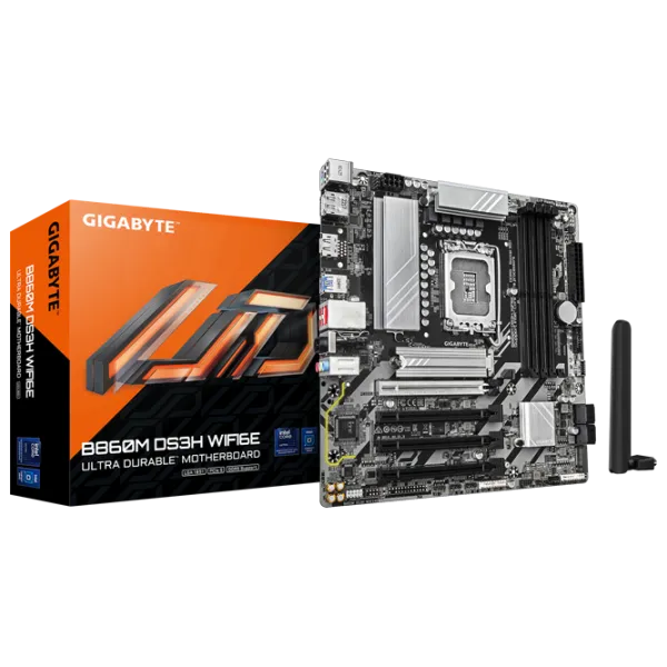 Материнская плата Gigabyte B860M DS3H WIFI6E mATX / Intel B860  photo 4