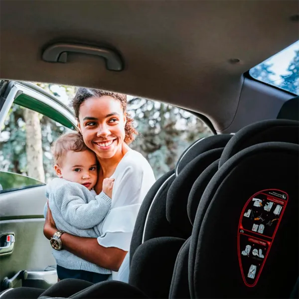 Scaun auto BabyGo FreeFix  12 luni - 12 ani / 36 kg / Black photo 6