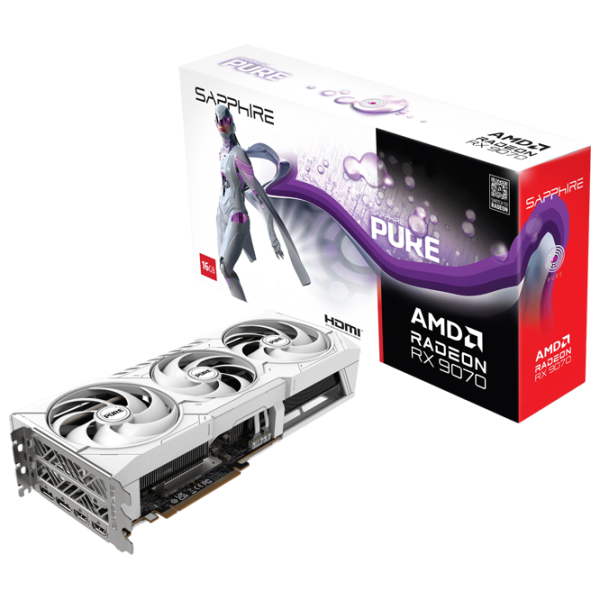 Placă video Sapphire Radeon RX 9070 PURE OC PCI Express x16 5.0 / 16 GB photo 6