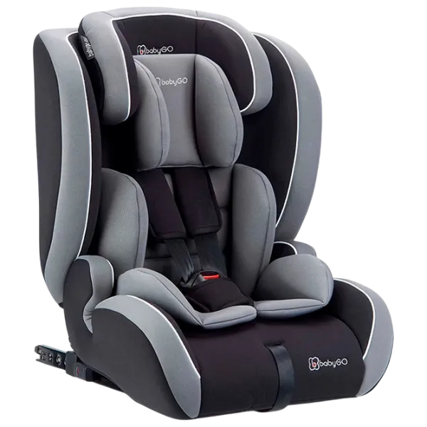 Scaun auto BabyGo FreeFix  12 luni - 12 ani / 36 kg / Gray photo 1