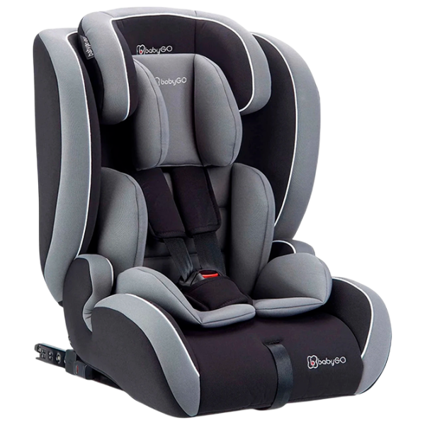 Scaun auto BabyGo FreeFix  12 luni - 12 ani / 36 kg / Gray photo 1