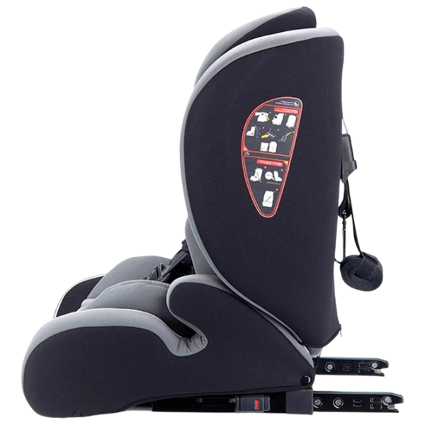Scaun auto BabyGo FreeFix  12 luni - 12 ani / 36 kg / Gray photo 5