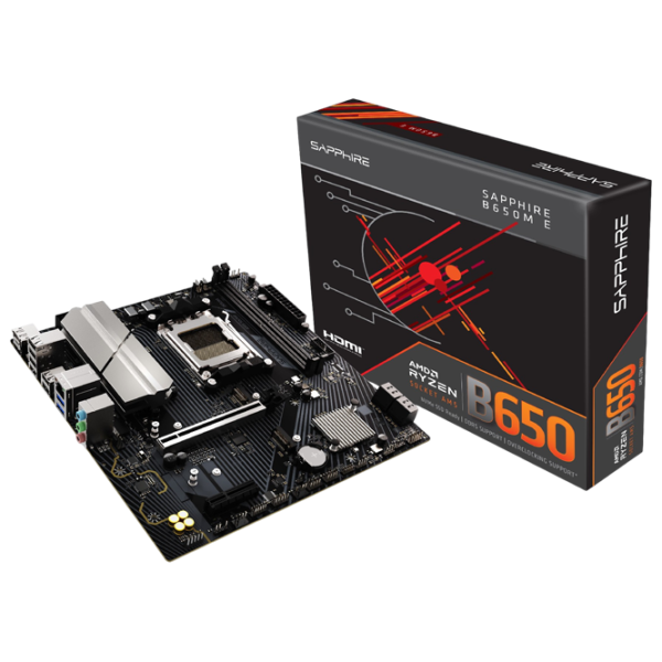 Материнская плата Sapphire B650M-E mATX / AMD B650M-E photo 3