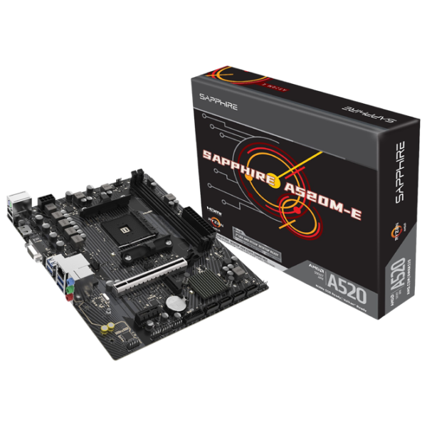 Материнская плата Sapphire A520M-E ATX / AMD A520M-E photo 6