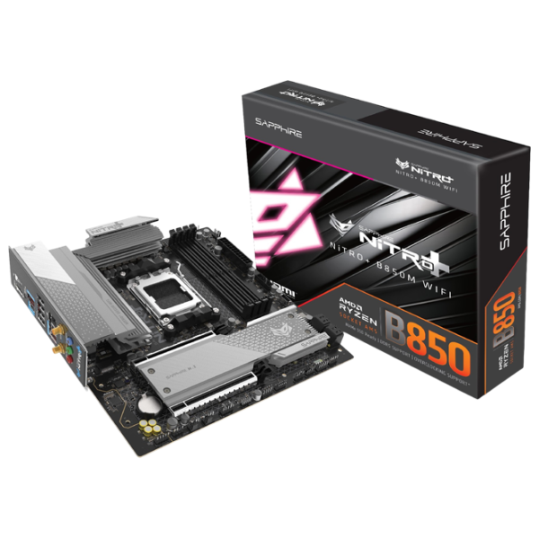 Placă de bază Sapphire NITRO+ B850M WIFI mATX / AMD B850M photo 5