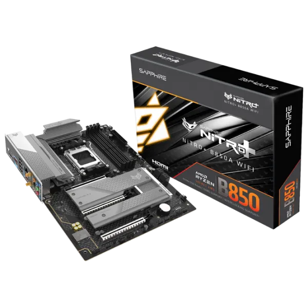 Placă de bază Sapphire NITRO+ B850A WIFI7 ATX / AMD B850-A photo 5
