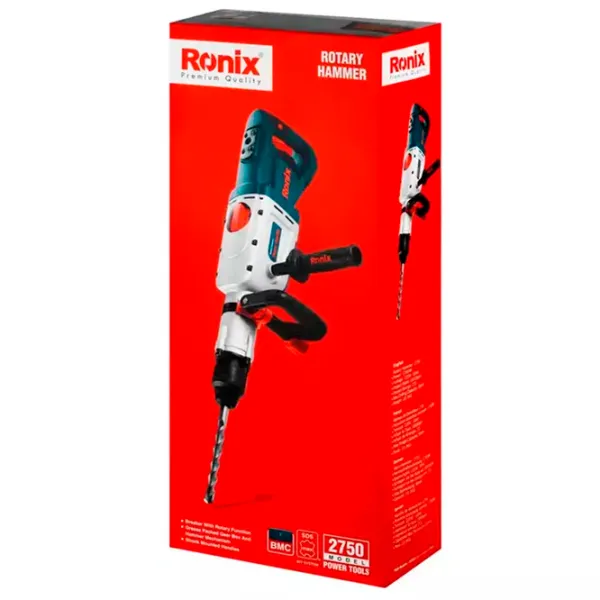 Ciocan rotopercutor Ronix 2750 1700 W / Blue photo 11