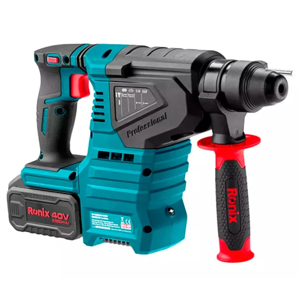 Ciocan rotopercutor Ronix 8910-40V  / Blue photo 2