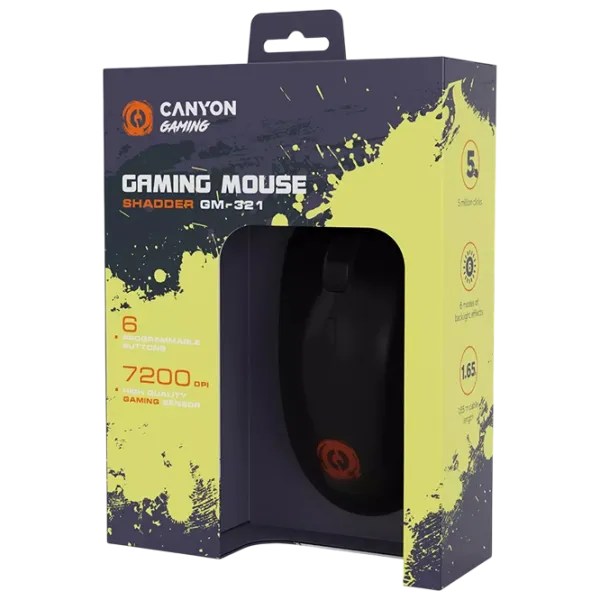 Мышь Canyon GM-321 Shadder USB / Черный photo 6