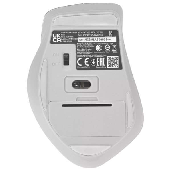 Mouse Asus WT425 Silver photo 5