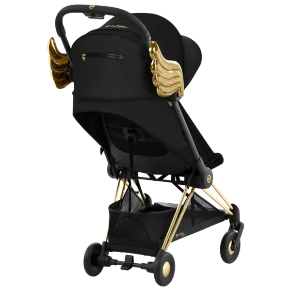 Cărucior pentru copil Cybex Coya Jeremy Scott Wings 522002971/ Black photo 2