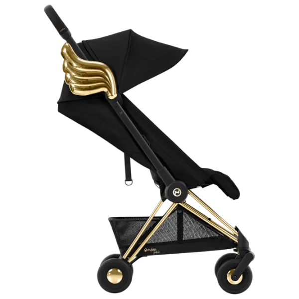 Cărucior pentru copil Cybex Coya Jeremy Scott Wings 522002971/ Black photo 3