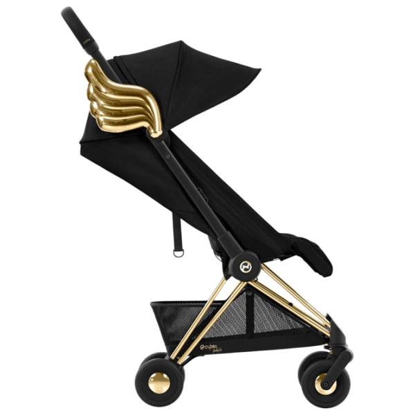 Cărucior pentru copil Cybex Coya Jeremy Scott Wings 522002971/ Black photo 3