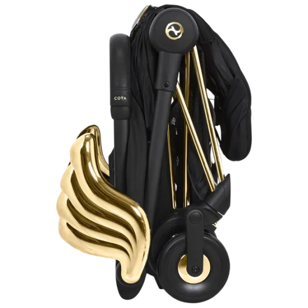 Cărucior pentru copil Cybex Coya Jeremy Scott Wings 522002971/ Black photo 5
