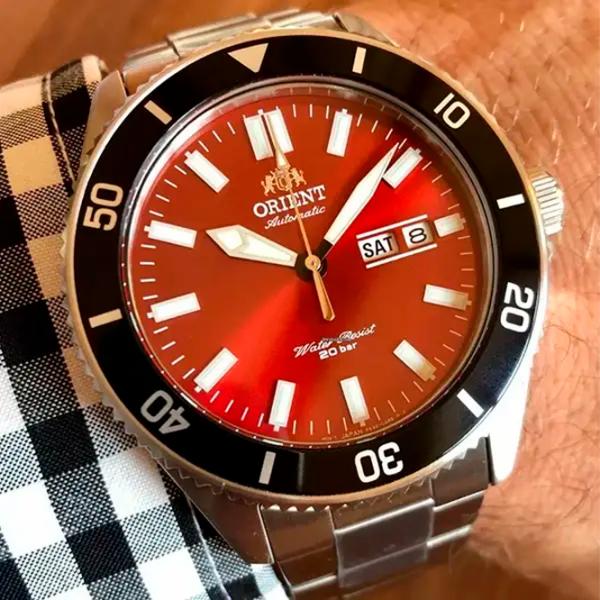 Ceas de mână pentru bărbați Orient RA-AA0915R39B Mecanic / 44 mm photo 4