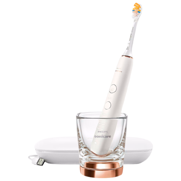 Periuță de dinți electrică Philips HX9911/23 Cu impuls / White photo 2