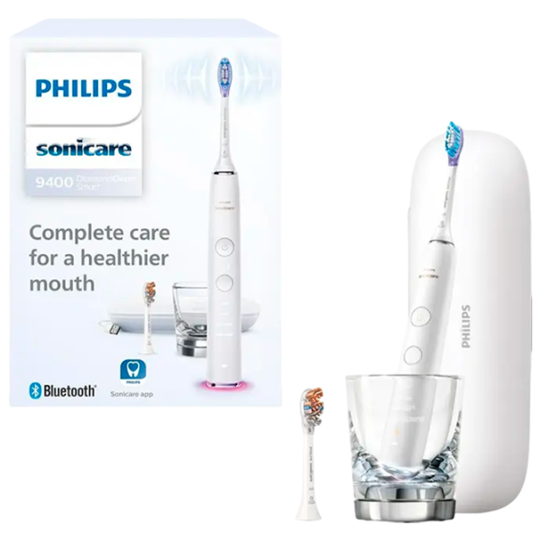 Periuță de dinți electrică Philips HX9917/88 Cu impuls / White photo 3