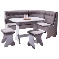 Кухонный уголок Ambianta Cleo-2 Универсальный / White