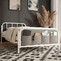 Кровать Magnus Loft 90 x 200 см / Металл / Белый