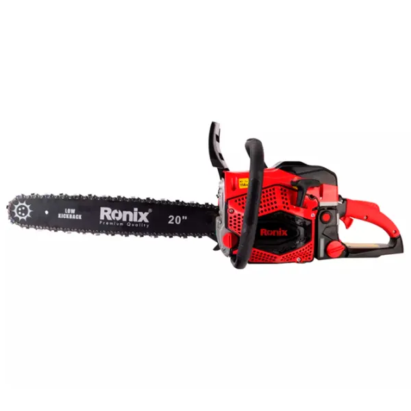 Цепная пила Ronix 4651 Бензиновая/ Красный photo 2 Цепная пила Ronix 4651 Бензиновая/ Красный photo 2