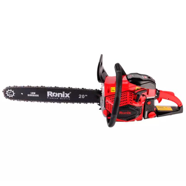 Цепная пила Ronix 4651 Бензиновая/ Красный photo 3 Цепная пила Ronix 4651 Бензиновая/ Красный photo 3