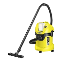 Промышленный пылесос KARCHER WD 3 Battery 1000 Вт / Желтый