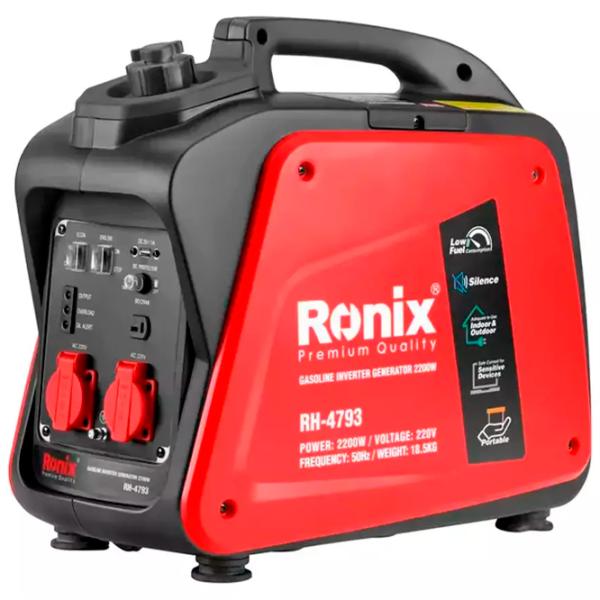Generator de curent Ronix RH-4793 220 V Benzină / 2 kW photo 1 Generator de curent Ronix RH-4793 220 V Benzină / 2 kW photo 1