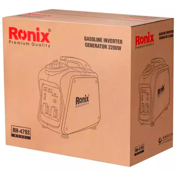 Generator de curent Ronix RH-4793 220 V Benzină / 2 kW photo 10 Generator de curent Ronix RH-4793 220 V Benzină / 2 kW photo 10