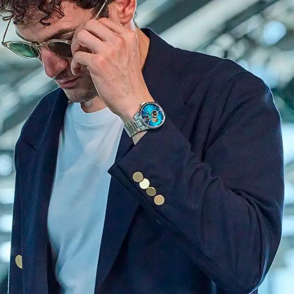 Ceas de mână pentru bărbați Orient RE-BY0004A00B Mecanic / 40 mm photo 4