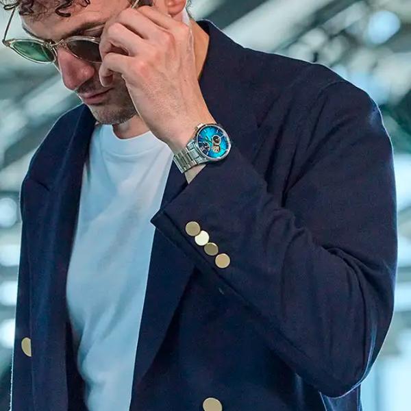 Ceas de mână pentru bărbați Orient RE-BY0005A00B Mecanic / 40 mm photo 5