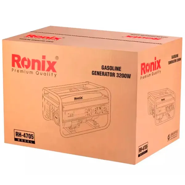 Генератор Ronix RH-4705 220 В Бензин / 3 кВт photo 12 Генератор Ronix RH-4705 220 В Бензин / 3 кВт photo 12