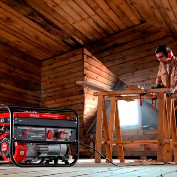 Генератор Ronix RH-4705 220 В Бензин / 3 кВт photo 13 Генератор Ronix RH-4705 220 В Бензин / 3 кВт photo 13