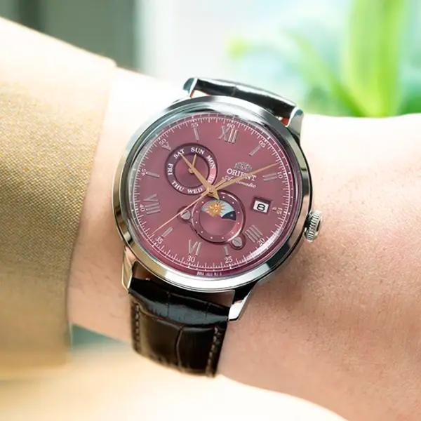 Ceas de mână pentru bărbați Orient RA-AK0807R30B Mecanic / 42 mm photo 4