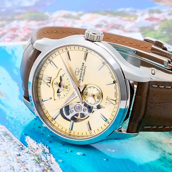 Ceas de mână pentru bărbați Orient RE-AV0B10G00B Mecanic / 41 mm photo 3