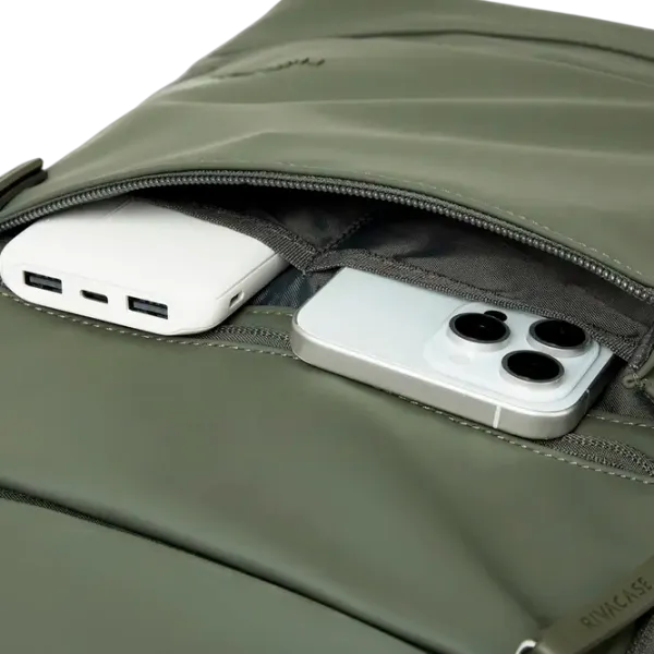 Сумка для ноутбука RivaCase Eden-Eco 15.6" / Оливковый Зелёный photo 3