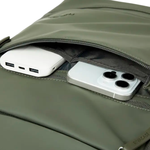 Сумка для ноутбука RivaCase Eden-Eco 15.6" / Оливковый Зелёный photo 3