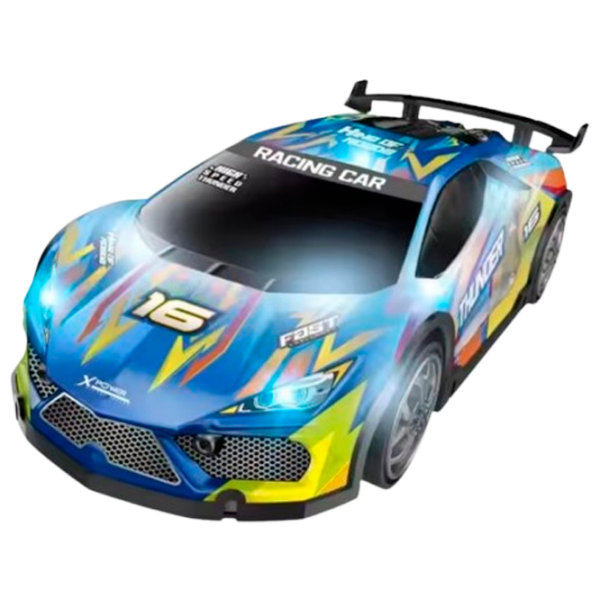 Машинка Lead Honor Sports Car Body Light Thunder LH-C071  / / Черный Синий photo 1