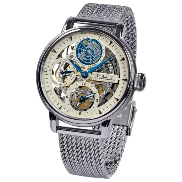 Ceas de mână pentru bărbați Poljot International 9730.2940552M Mecanic / 43 mm photo 1