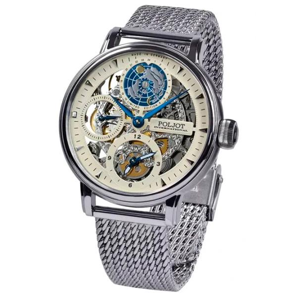 Ceas de mână pentru bărbați Poljot International 9730.2940552M Mecanic / 43 mm photo 1