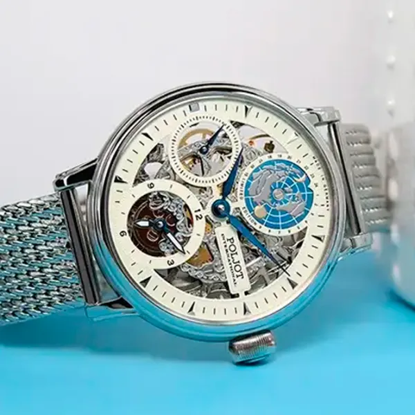 Ceas de mână pentru bărbați Poljot International 9730.2940552M Mecanic / 43 mm photo 3