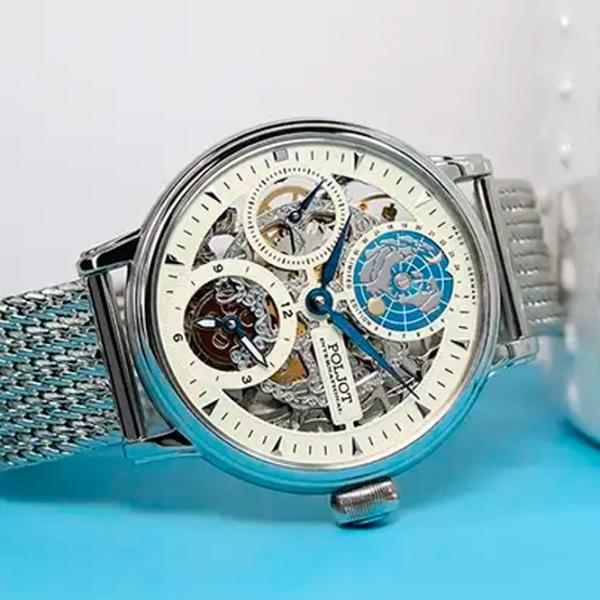 Ceas de mână pentru bărbați Poljot International 9730.2940552M Mecanic / 43 mm photo 3