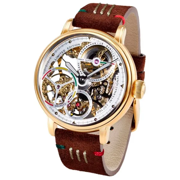 Ceas de mână pentru bărbați Poljot International 9910.1942512 Mecanic / 43 mm photo 1
