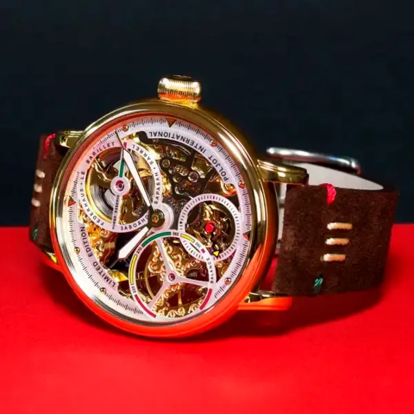 Ceas de mână pentru bărbați Poljot International 9910.1942512 Mecanic / 43 mm photo 2