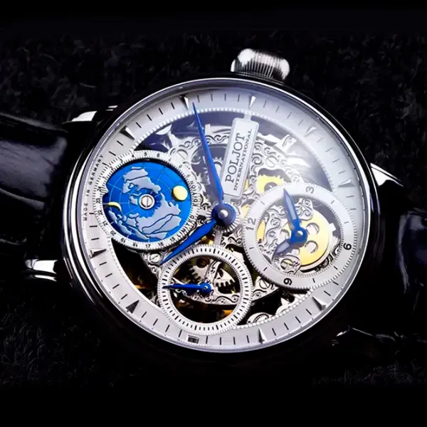 Ceas de mână pentru bărbați Poljot International 9730.2940551 Mecanic / 43 mm photo 2