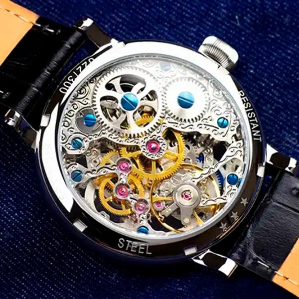 Ceas de mână pentru bărbați Poljot International 9730.2940551 Mecanic / 43 mm photo 4